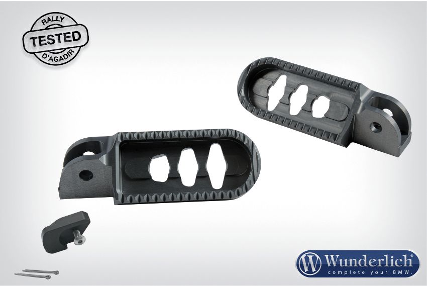 Footrest Lowering Kit - Titanium Bmw R1200Gs Lc/Adventure Wunderlich