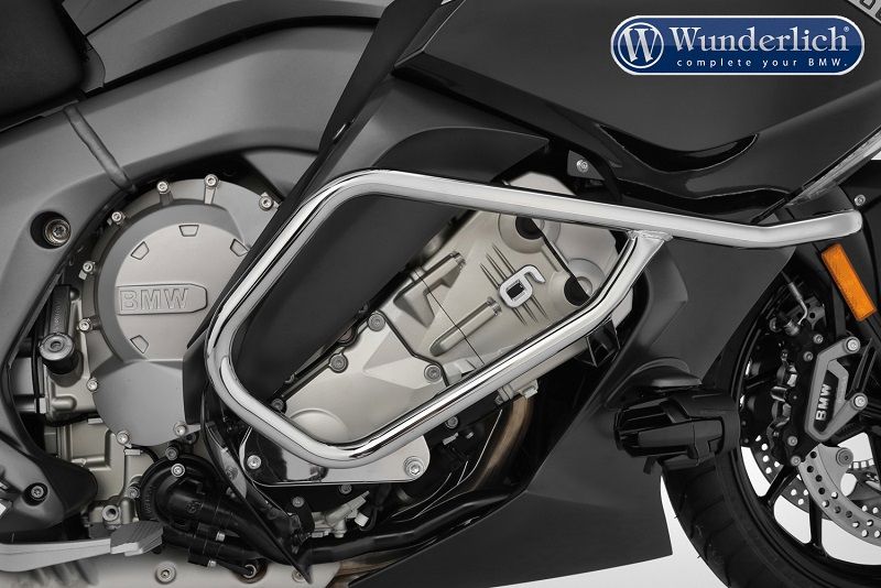 Engine Protection Bar Set Bmw K1600B/Grand America/Gt/Gtl - Chromed Wunderlich
