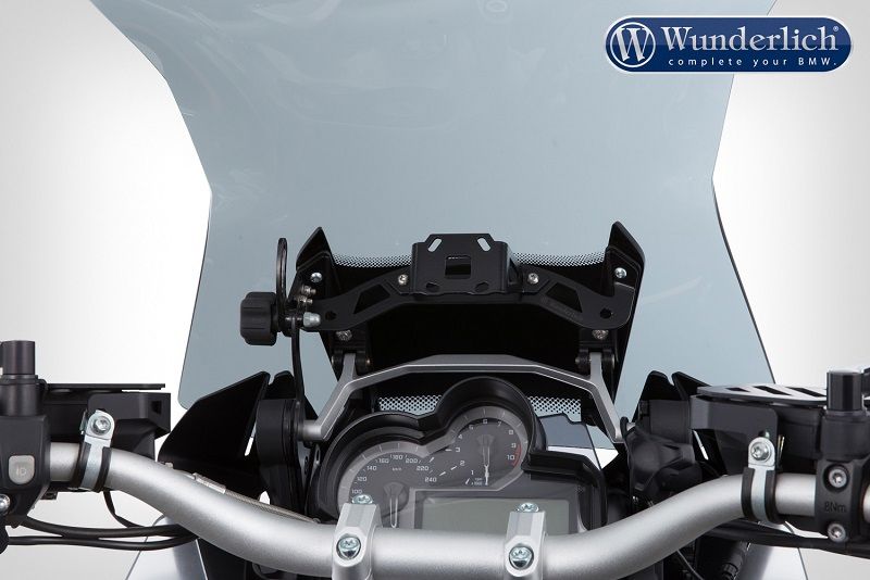 Navigation Holder For Screen Reinforcement - Black Bmw R1200Gs Lc/Adventure Wunderlich