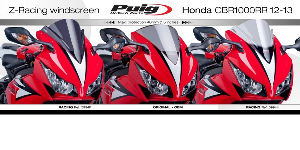 Vervangingsruit Puig Jetstream Honda CBR1000RR '12-'16
