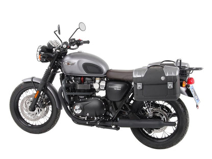 C-Bow Tasdragers Chroom Hepco&Becker Triumph Bonneville T100/ Black '17-