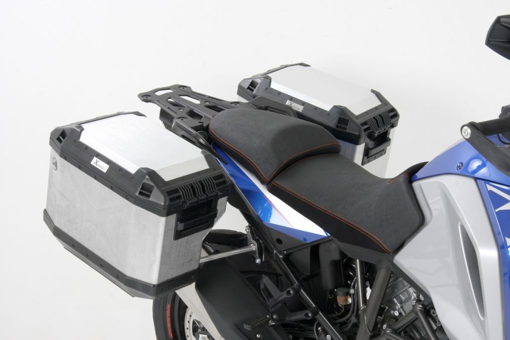 Kofferset Hepco&Becker 'Cutout' Met Rvs Rek En Xplorer Black Koffers Ktm 1050/ 1190 Adventure/ R