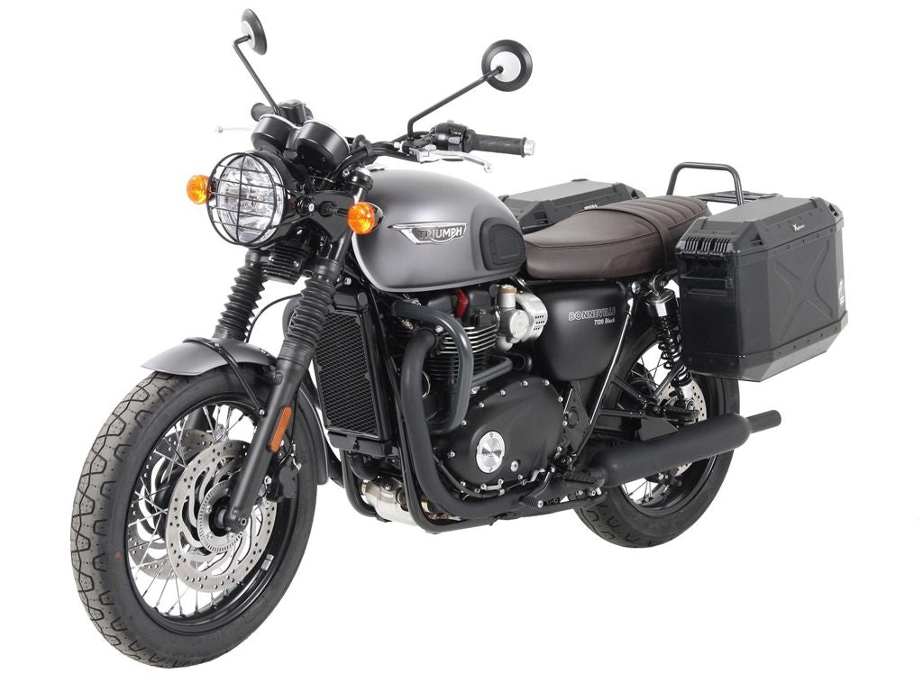 Kofferrek Chroom Hepco&Becker Triumph Bonneville T100/ Black '17-