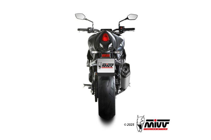 MIVV Uitlaat - Honda CB1000 Hornet 2025-2026 | CB1000 Hornet SP 2025-2026 - SR-1 - Titanium / Zwart Titanium