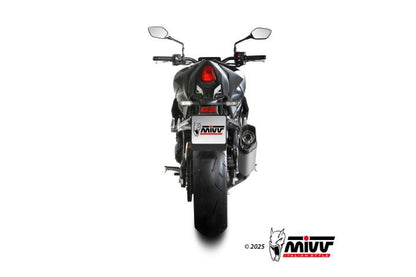 MIVV Uitlaat - Honda CB1000 Hornet 2025-2026 | CB1000 Hornet SP 2025-2026 - SR-1 - Titanium / Zwart Titanium