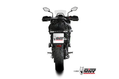 Mivv Systeem Met Oval Black Rvs Demper Kawasaki Versys 650 '24-