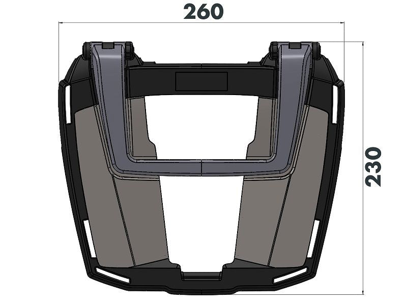 Topdrager Zwart Easyrack Hepco&Becker Yamaha Xt700Z Tenere / Rally -'24