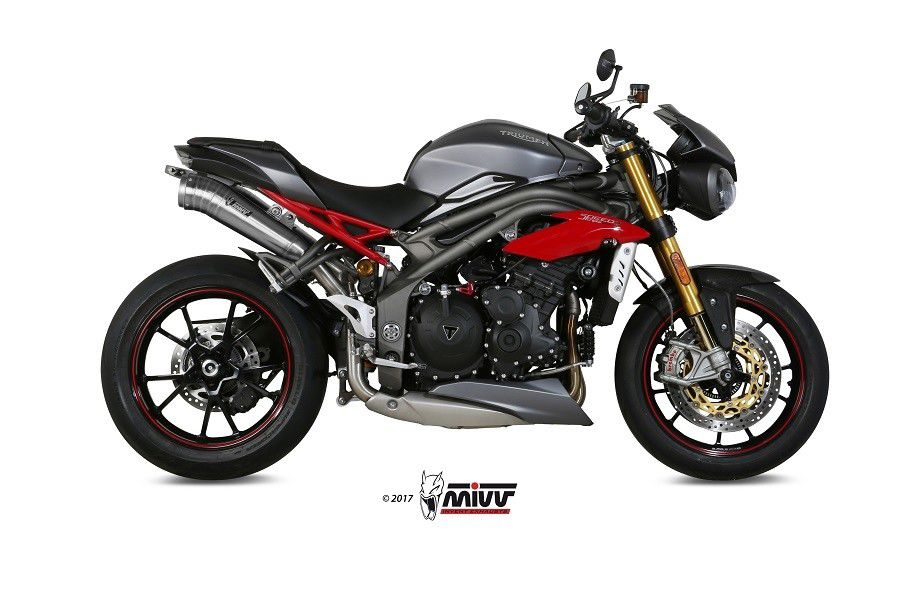 Mivv Ghibli Rvs Dempers High Up (2 Stuks) Triumph Speed Triple 1050 '16-