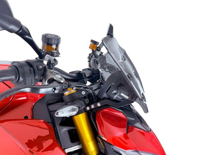 Vervangingsruit model sport WRS Ducati Streetfighter V2 / V2 S '25- donker getint (met support)