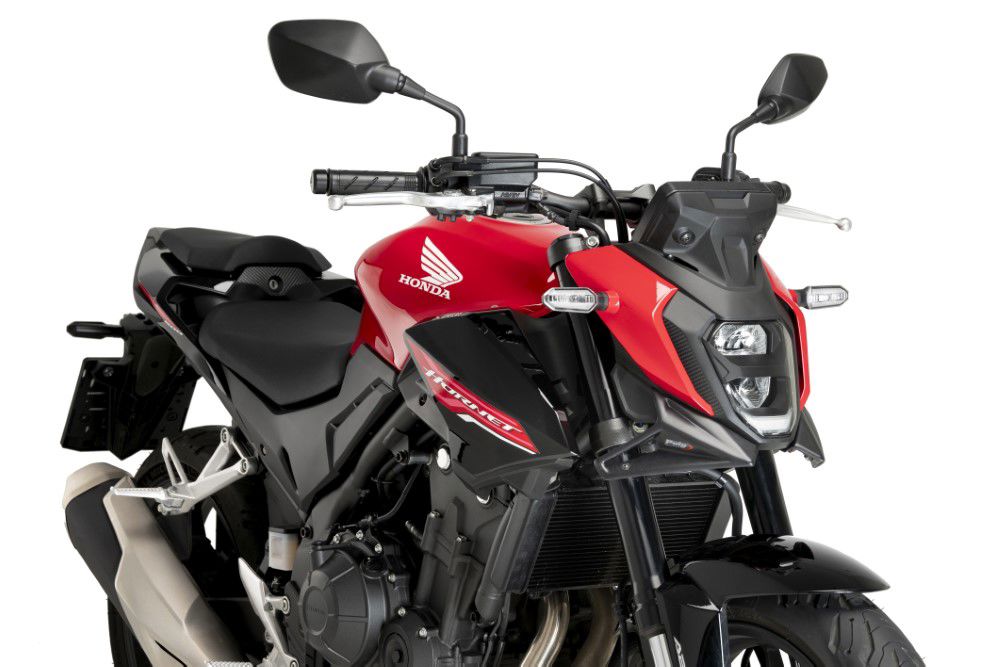 Naked Front Spoiler mat zwart Puig voor Honda CB500 Hornet '24-