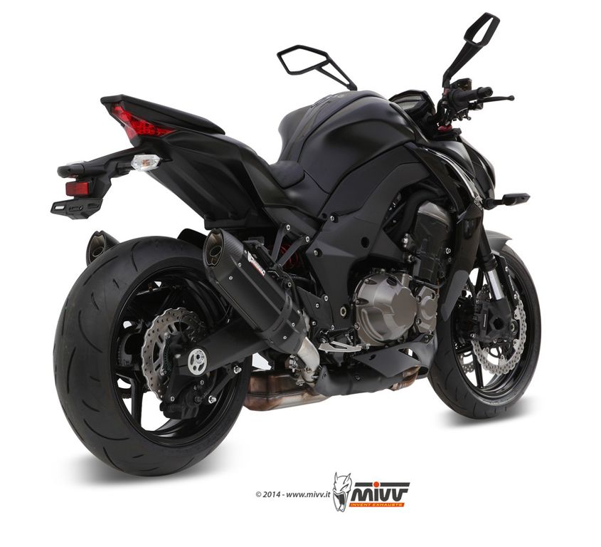 Mivv Suono Steel Black Rvs Dempers Kawasaki Z1000 '14-