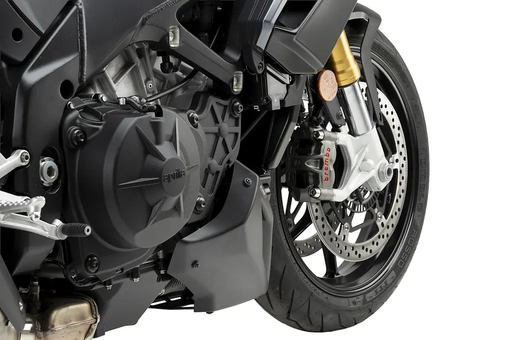 Motorspoiler Puig mat zwart Aprilia V4 1100 Tuono / Factory '21-