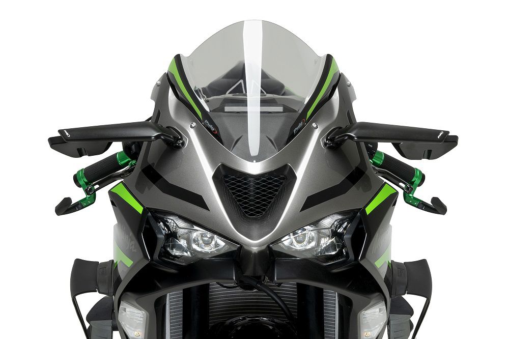 Kuipspiegel Rechts Model Aileron Zwart Puig Kawasaki Zx6-R / Zx10-R / Ninja 400