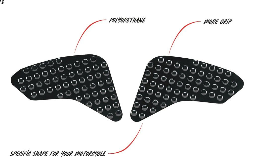 Tank grip stickers transparant Puig CF Moto 675NK / 675SR-R '25-