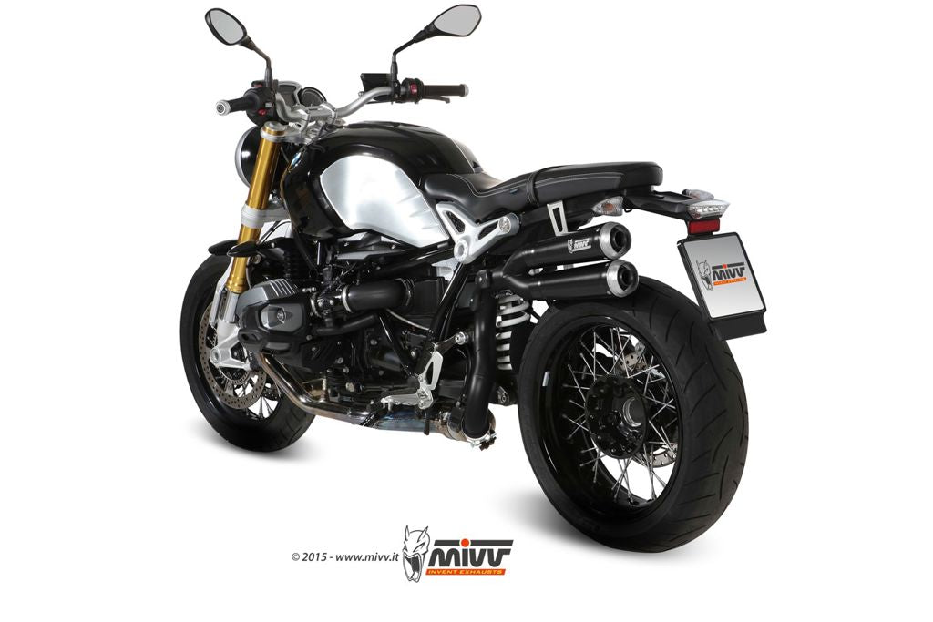 Mivv X-Cone Plus Rvs Dempers Zwart High Level Bmw R Ninet '14-