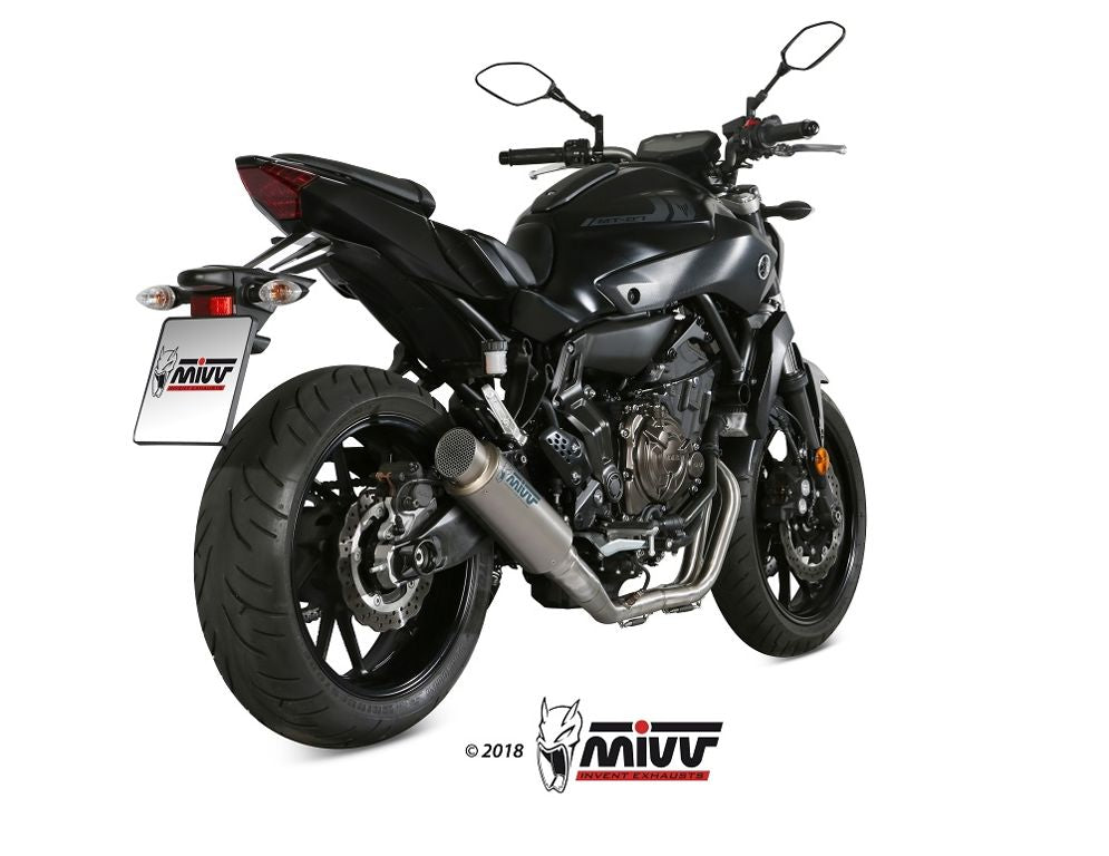 Mivv Systeem Met Gp Pro Titanium Demper Yamaha Mt-07 '14-20