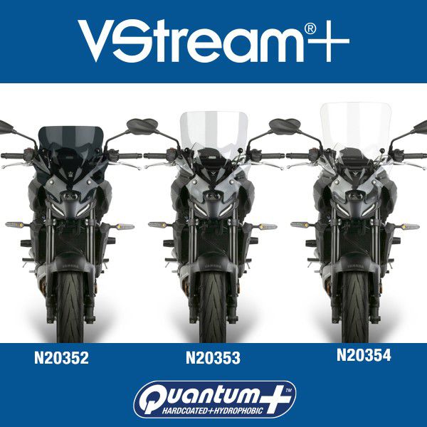 Vervangingsruit Vstream Short Donker Getint National Cycle Yamaha Mt-07 '25-