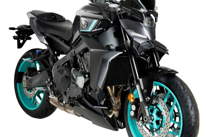 Puig Naked Front Spoiler - Yamaha MT-09 2024-2026 | MT-09 SP 2024-2026 - Zwart / Mat Zwart en meer