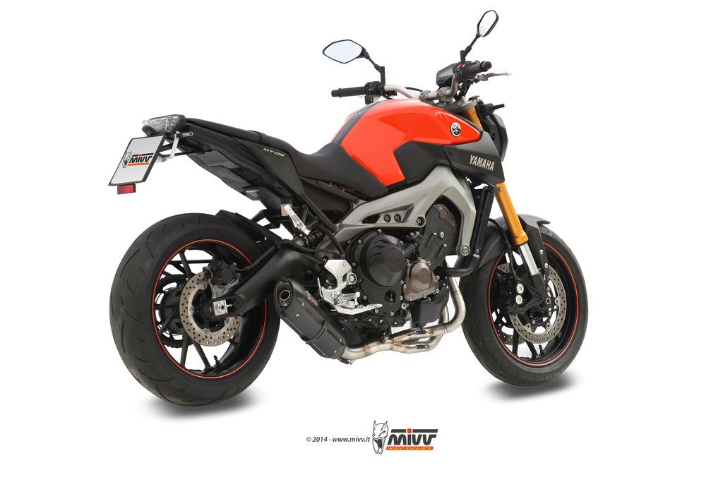 Mivv Systeem Met Suono Steel Black Demper Yamaha Mt-09 '13-20