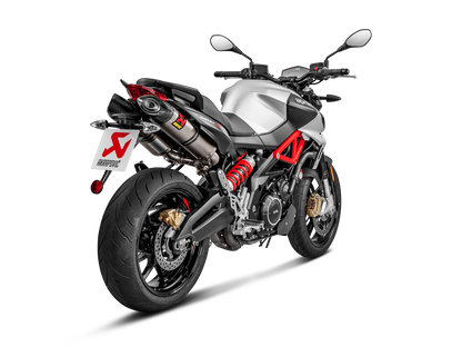 Akrapovič Uitlaat - Aprilia SHIVER 900 2017-2020 - Slip-On Line (Titanium)