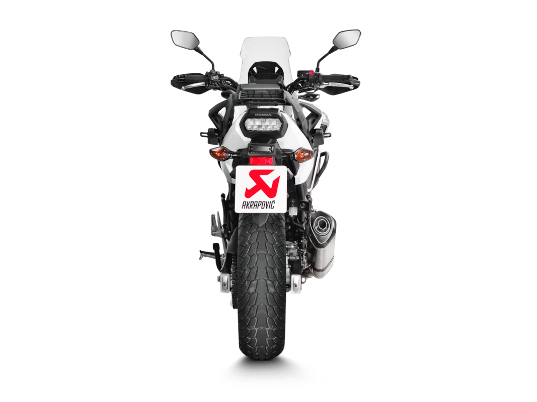 Akrapovic Uitlaat - Motor Accessoires - Honda NC700 / NC750X - 2012 t/m 2020 - Slip-On Line (Titanium)