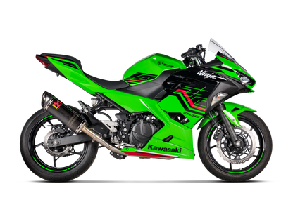 Akrapovič Uitlaat - Kawasaki Ninja 400 2018-2026 & meer - Slip-On Line (Carbon)