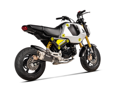Optionele Akrapovič Uitlaat Accessoires - Honda MSX125 / Grom 2021-2026 - Heat Shield (Carbon) - Motor Accessoires