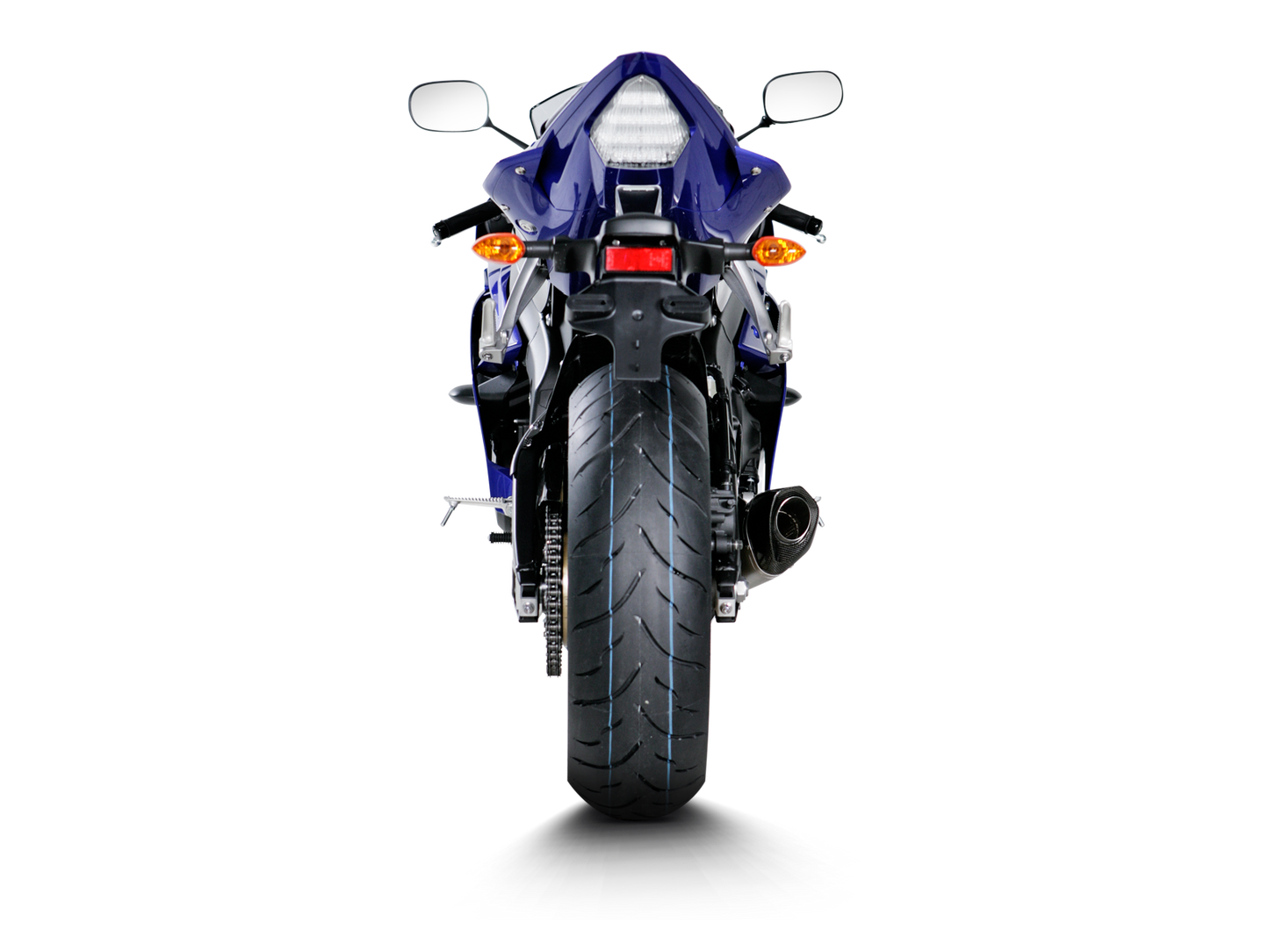Akrapovič Uitlaat - Yamaha R6 2010-2016 & meer - Slip-On Line (Titanium)
