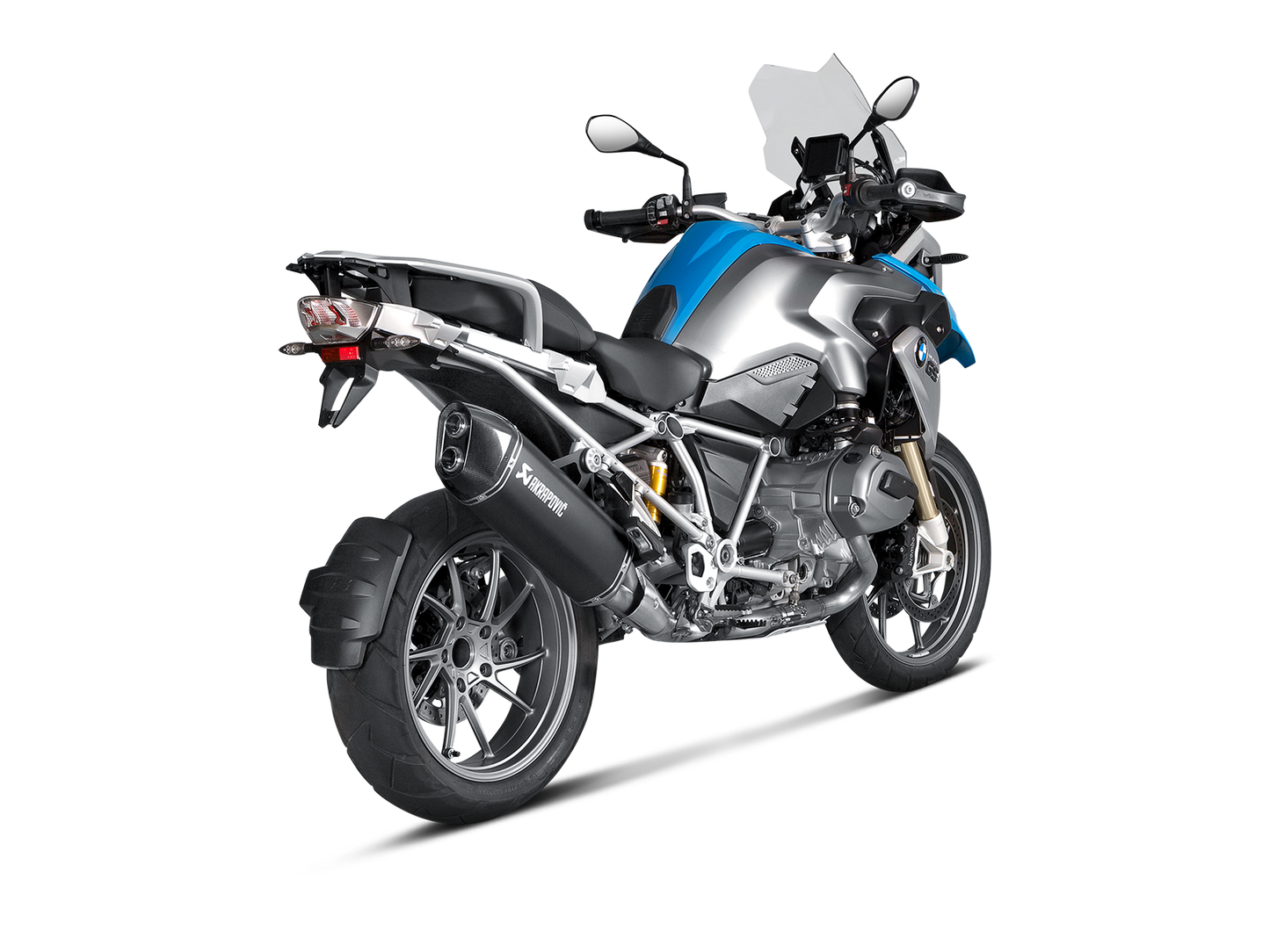 Akrapovič Uitlaat - BMW R 1200 GS 2013-2016 | R 1200 GS ADVENTURE 2014-2016 - Slip-On Line (Titanium) - Motor Accessoires