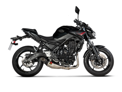 Akrapovič Uitlaat - Kawasaki Ninja 650 2021-2026 | Z650 2021-2026 - Racing Line (Titanium) - Motor Accessoires
