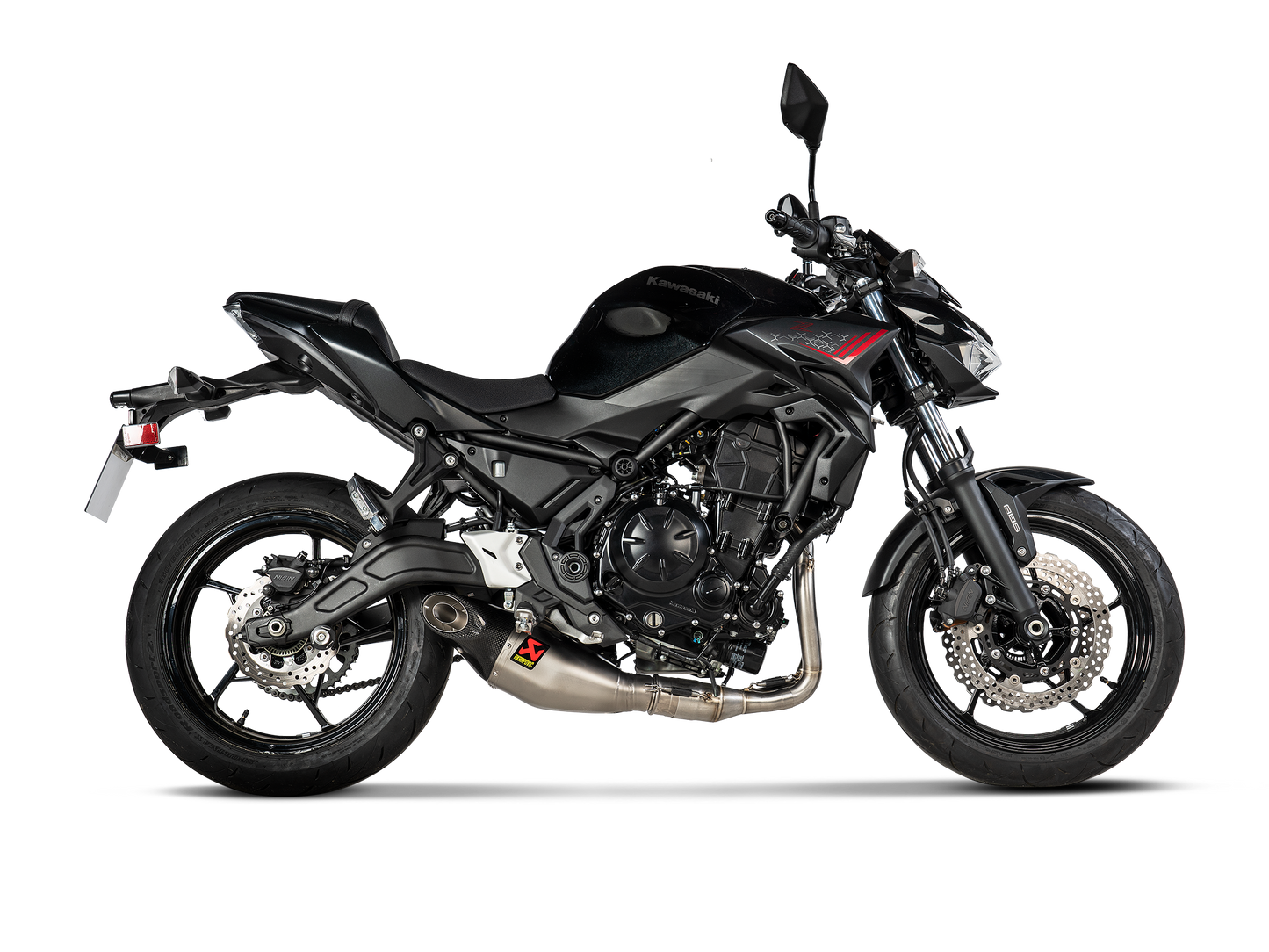 Akrapovič Uitlaat - Kawasaki Ninja 650 2021-2026 & meer - Racing Line (Titanium)