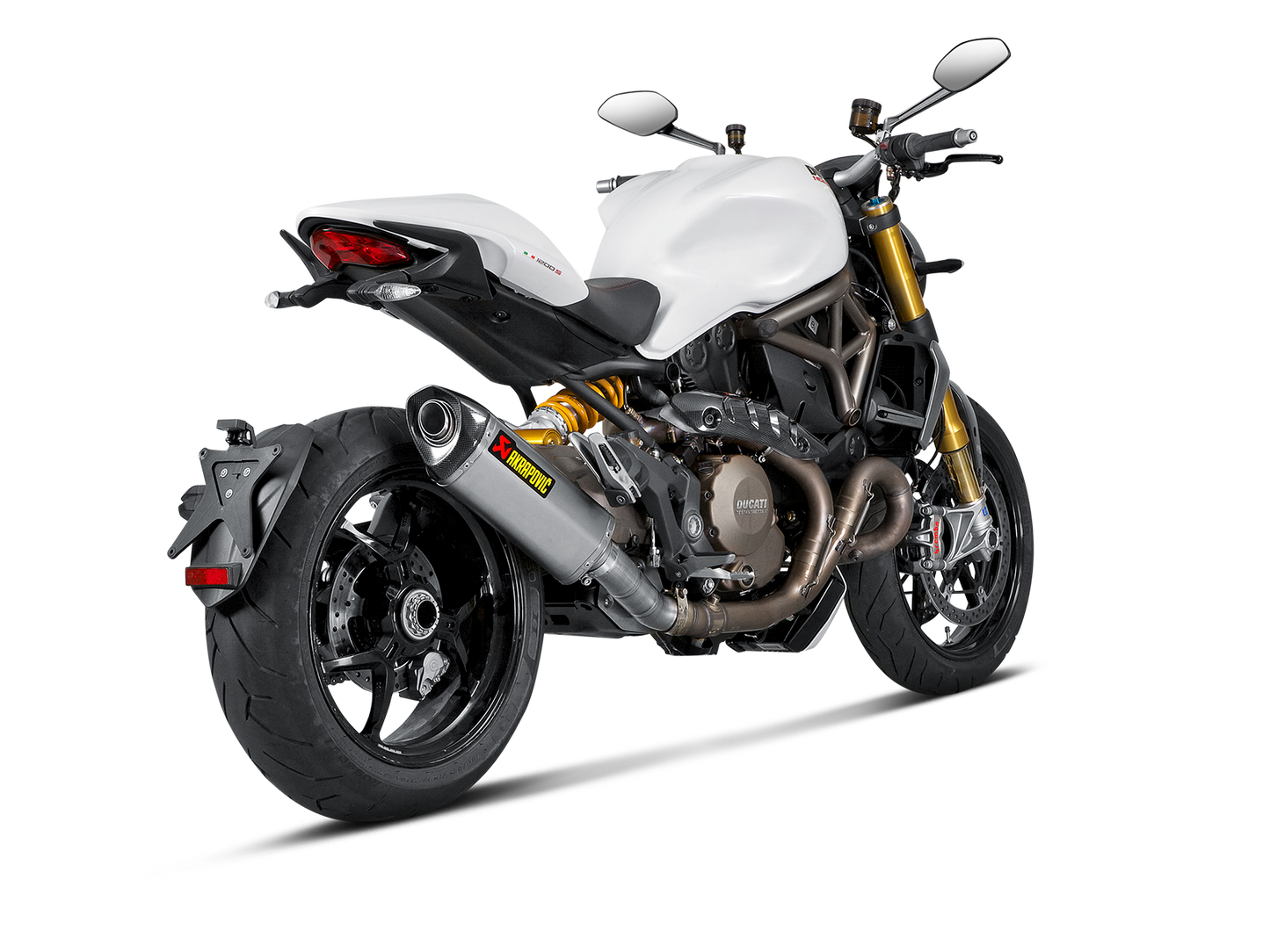 Akrapovič Link Pipes - Ducati Monster 1200 R 2017-202 en meer