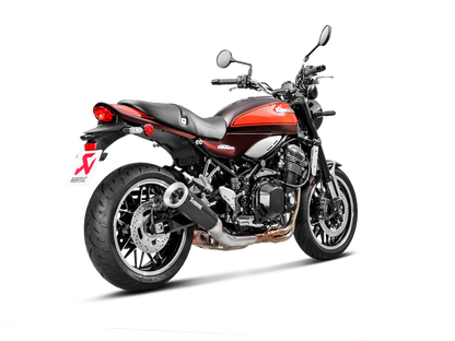 Akrapovič Uitlaat - Kawasaki Z900 RS / SE 2018-2025 - Slip-On Line (Titanium) - Motor Accessoires