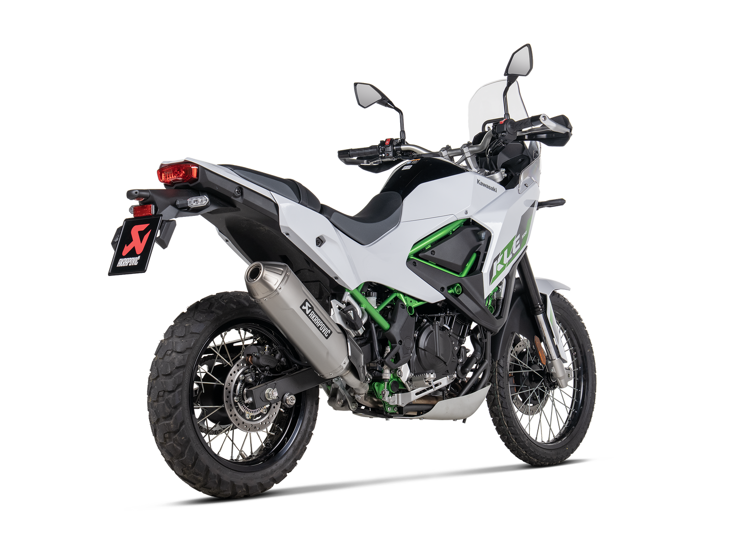 Akrapovič Uitlaat - Kawasaki KLE 500 2026-2026 - Slip-On Line (Titanium) - Motor Accessoires