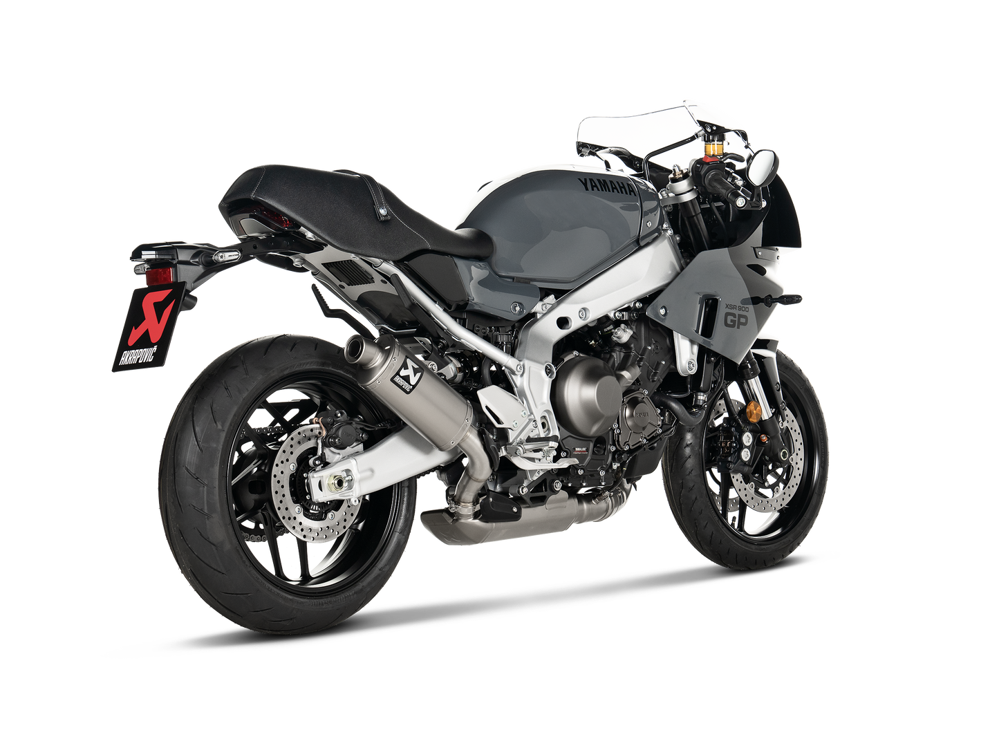 Akrapovič Uitlaat - Yamaha XSR 900 / GP 2022-2026 - Racing Line (Titanium) - Motor Accessoires