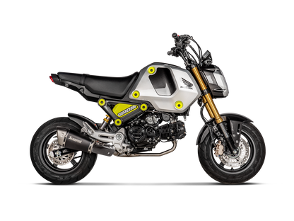 Optionele Akrapovič Uitlaat Accessoires - Honda MSX125 / Grom 2021-2026 - Heat Shield (Carbon) - Motor Accessoires