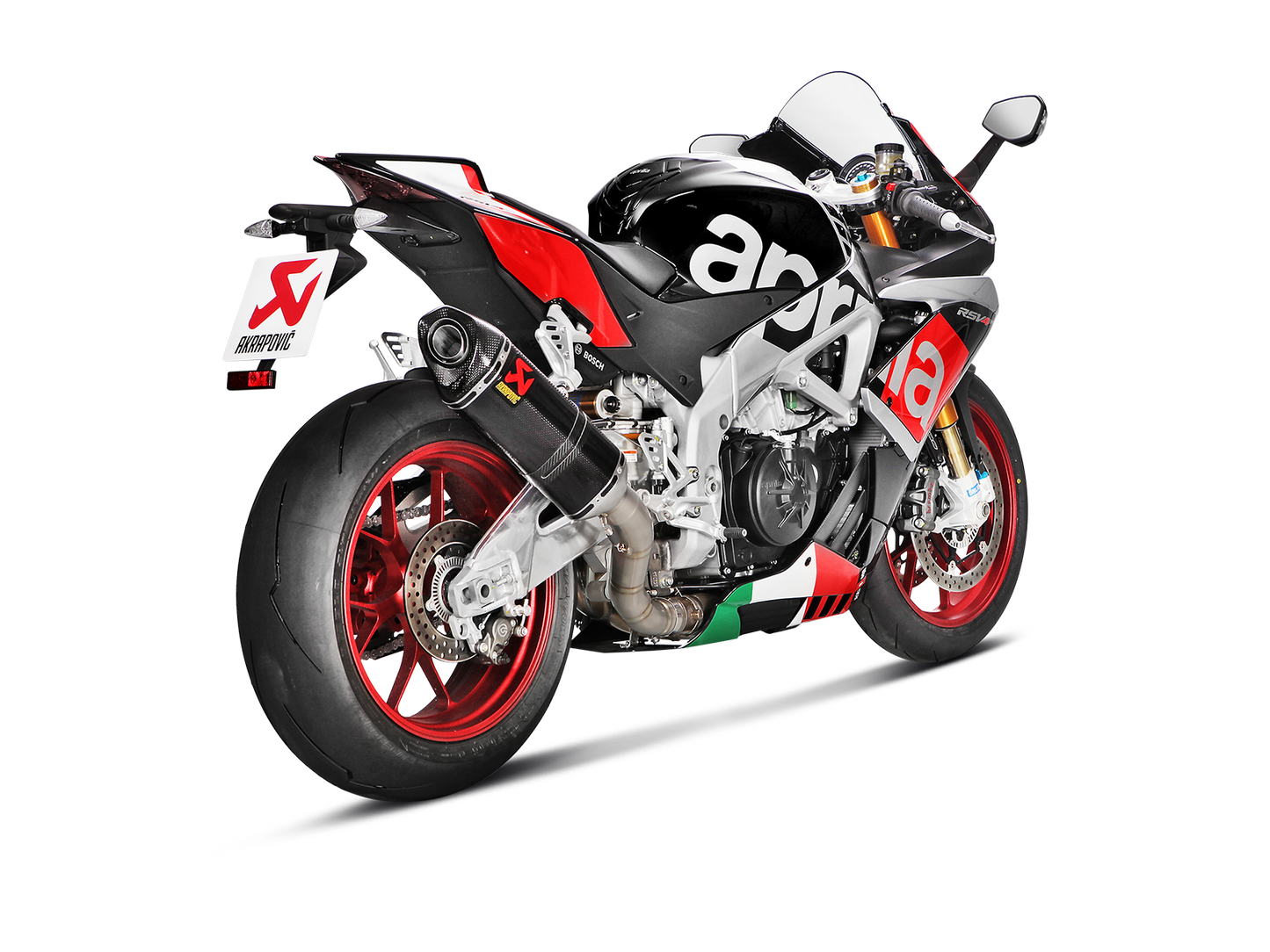 Akrapovič Uitlaat - Aprilia RSV4 2015-2016 - Slip-On Line (Carbon) - Motor Accessoires