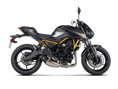 Akrapovič Uitlaat - Kawasaki Ninja 650 2021-2026 | Z650 2021-2026 - Racing Line (Titanium) - Motor Accessoires