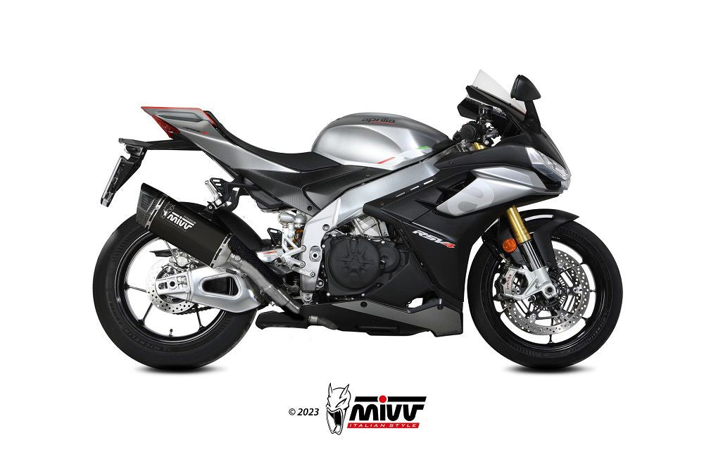 Mivv Sr-1 Black Titanium Demper (Euro 5) Aprilia Tuono V4 1100 / Rsv4 '21-