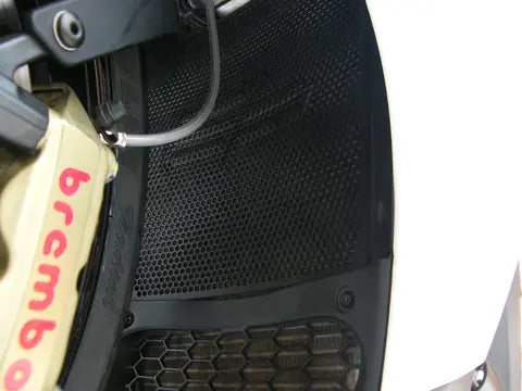 Radiatorcover zwart Evotech Performance Aprilia Tuono V4 1100 RR '17-20