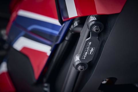 Afdekplaatjes duo voetsteunen Evotech Performance Honda CBR1000RR-R SP '20-