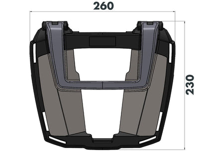 Topdrager Zwart Easyrack Hepco&Becker Ktm 890 Duke '20-