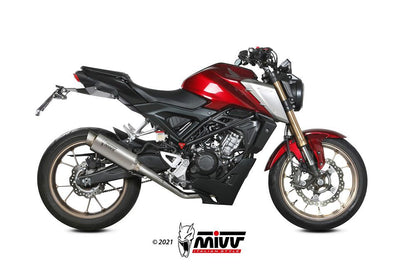 Mivv Rvs Systeem Met Gp Pro Titanium Honda Cb125R '21-