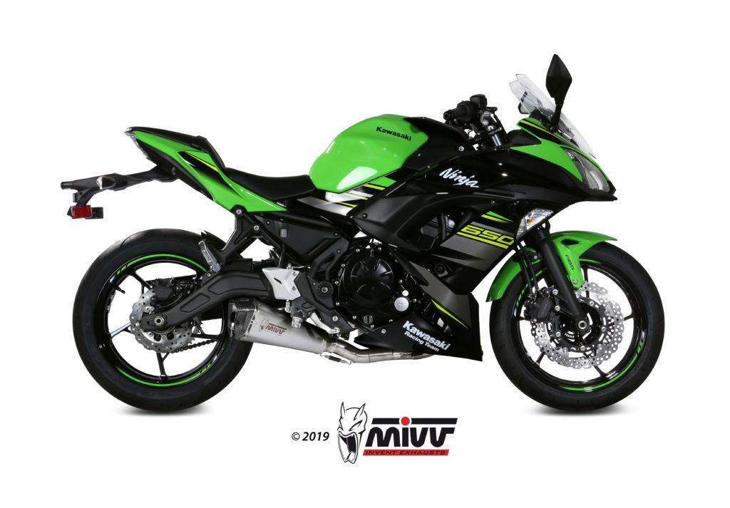 Mivv Systeem Met Delta Race Rvs Kawasaki Ninja 650 / Z650 '17-22 (1 Lambda)