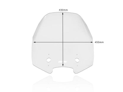 WRS Vervangingsruit - Kawasaki Versys 1000 2012-2020 | Versys 650 2015-2021 - Touring - Licht Getint / Transparant