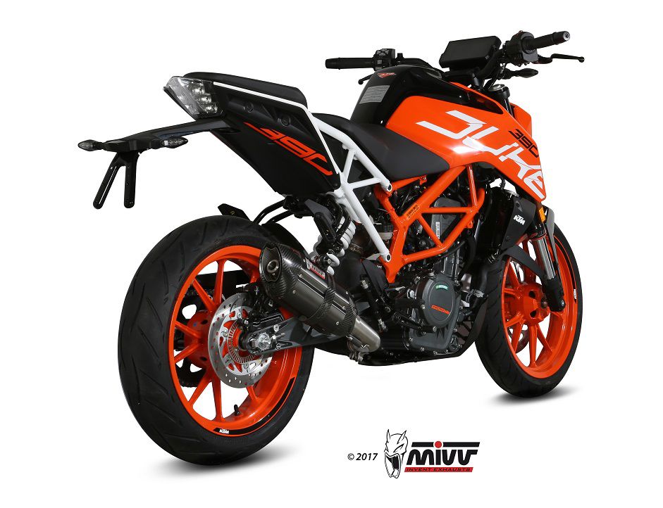 Mivv Suono Steel Black Ktm Duke 125/390 / Duke 125/390 '17-
