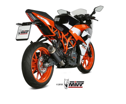 Mivv Gp Pro Black Rvs Ktm Duke 125/390 / Rc390 '17-