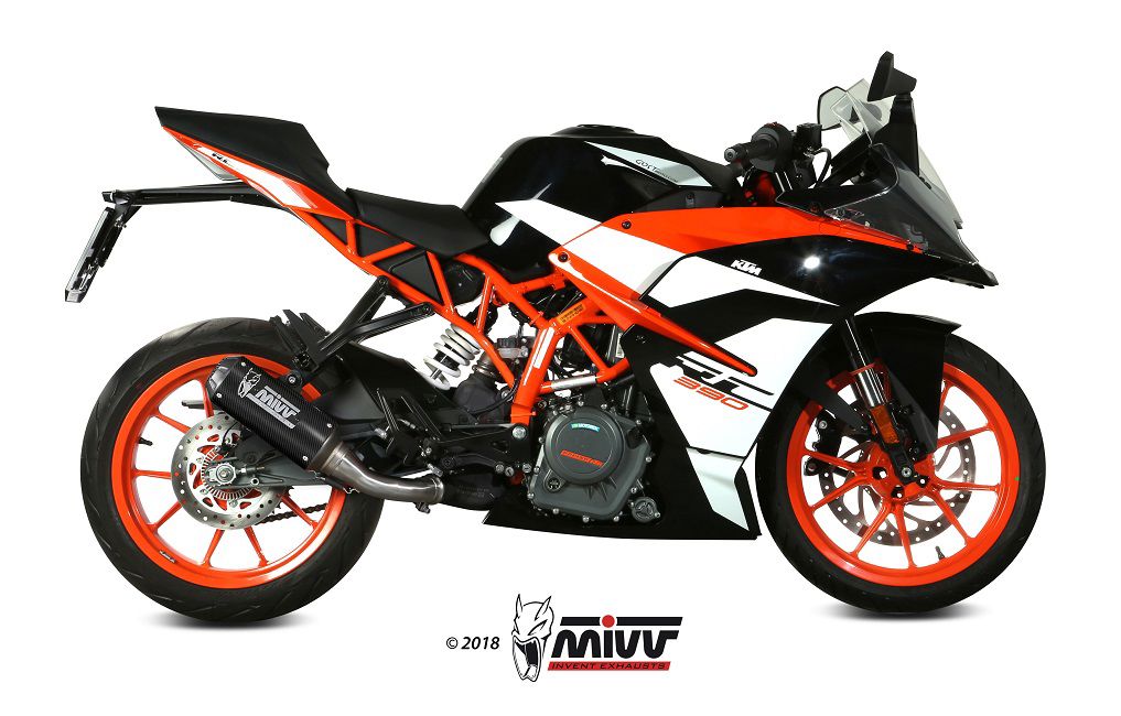 Mivv Mk3 Carbon Ktm Duke 125/390 / Rc125/390 '17-