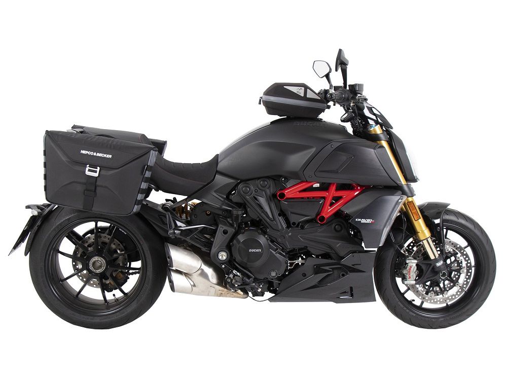 C-Bow Tasdragers Zwart Hepco&Becker Ducati Diavel 1260 / S '19+