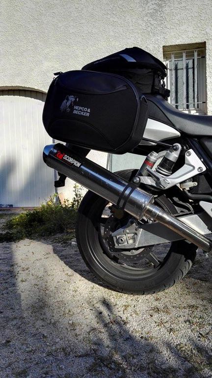 C-Bow tasdragers zwart Hepco&Becker Honda CB1300 '10-13
